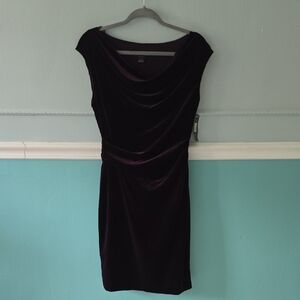 Jessica Howard Deep Purple Mini Dress